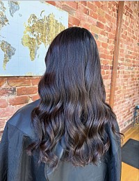 Brunette and blended